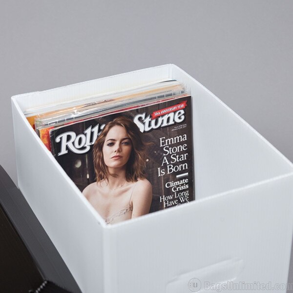 Archival PLASTIC Corrugated Magazi